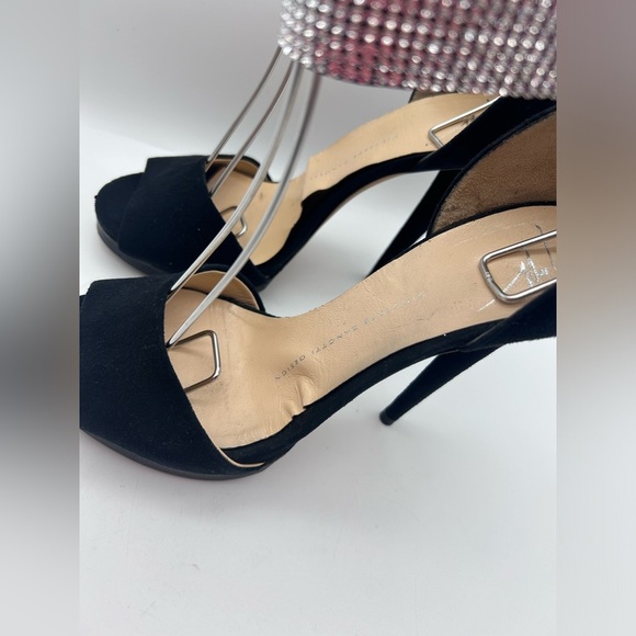 Giuseppe Zanotti Crystal-Cuff High Heel Stiletto Sandals in Black Suede Sz 36.5 - Picture 3 of 16